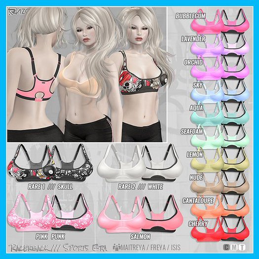 Razor/// Racerback Sports Bra - Lavender