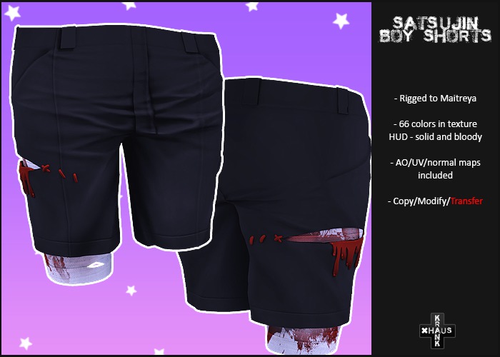 krankhaus - Satsujin - Maitreya Boy Shorts