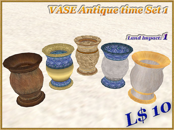 VASE Antique time Set 1