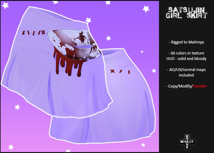 krankhaus - Satsujin - Maitreya Girl Skirt