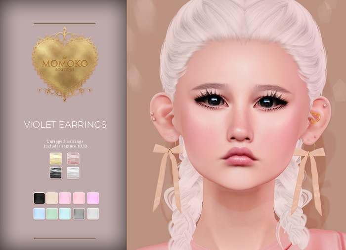 {Momoko} Violet Earring