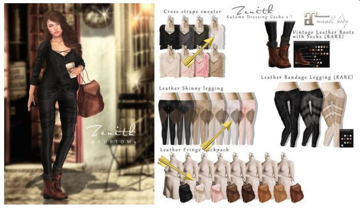 =Zenith= Autumn Dressing - Complete Full Set White + RARE