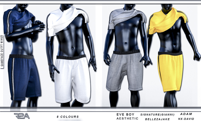 R2A GAME FACE OUTFT W/HUD