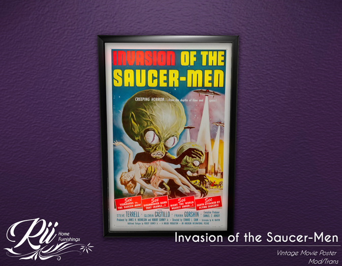 [Poster] Invasion of the Saucer-Men