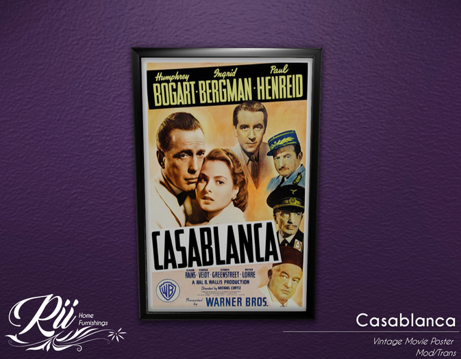 [Poster] Casablanca