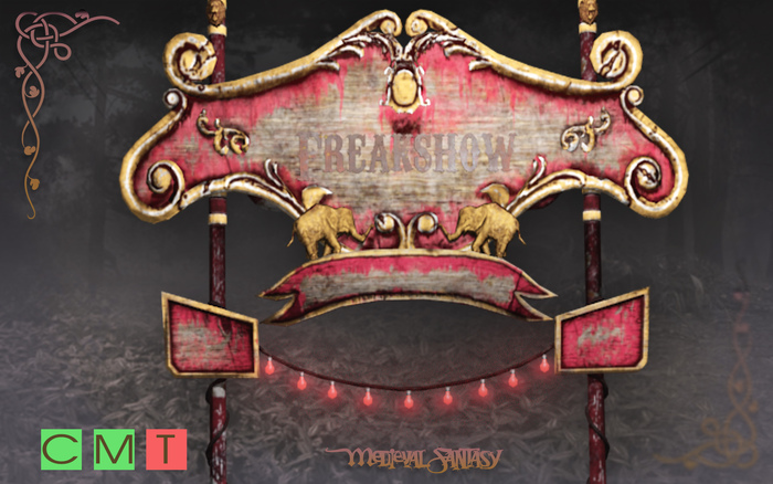 [MF] Mesh freakshow circus carnival arch door frame (boxed)