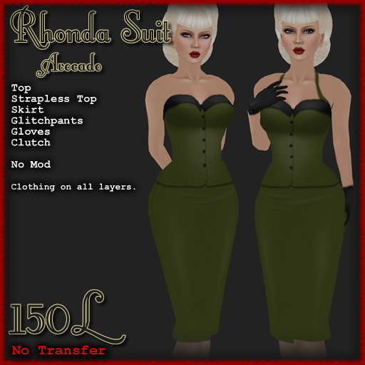 [ Demure ] Rhonda Suit - Avocado