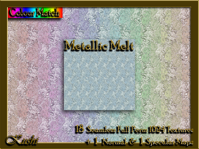 Metallic Melt Textures