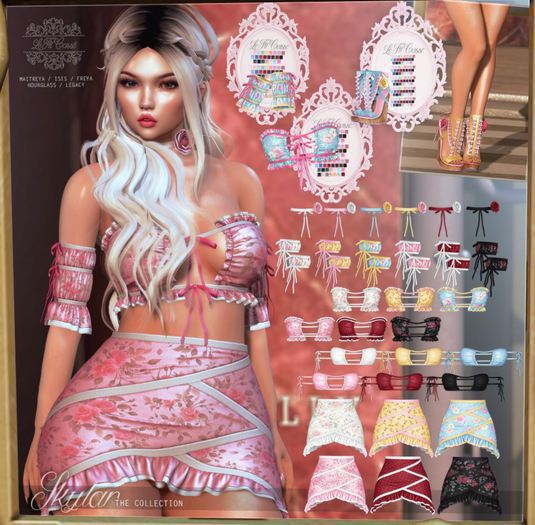 {le fil casse} Skylar Rose Choker Red