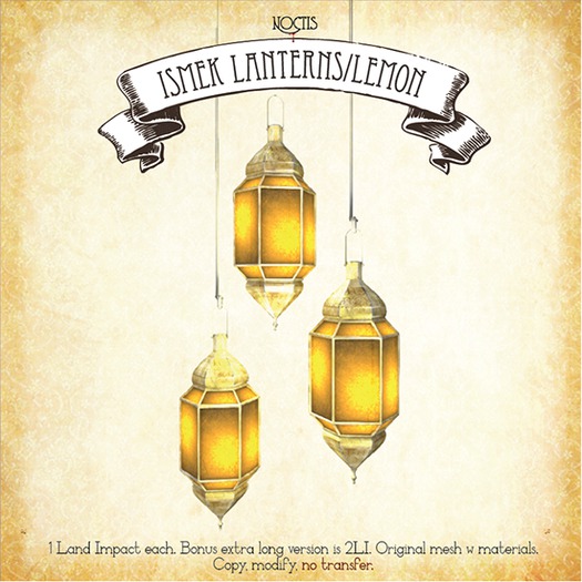 [noctis] Ismek lamps/lemon BOXED