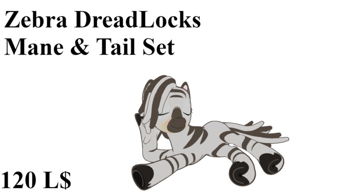EP Dread locks Mane & Tail Set