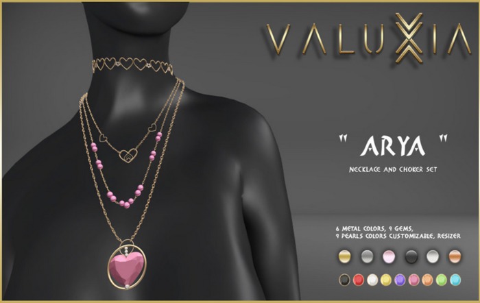 VALUXIA - Arya Necklace and Choker Set
