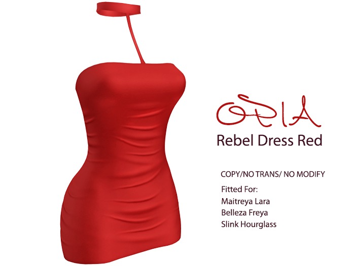 OPIA Rebel Dress Red 