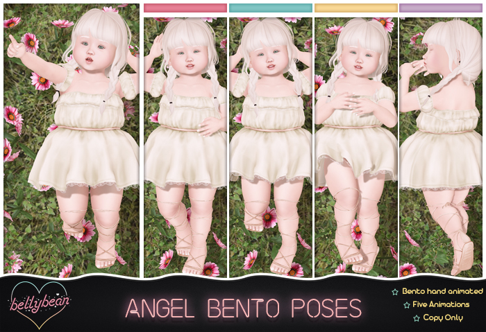 { Bellybean } Angel Bento Poses
