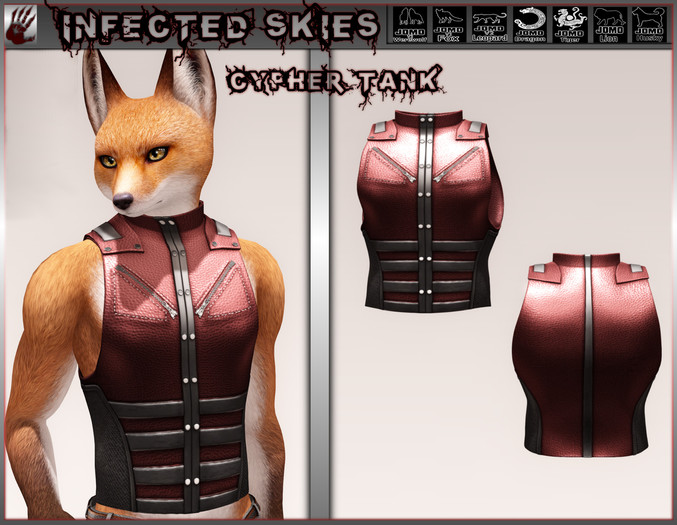 *IS* Cypher Tank Furry Red   (Boxed)