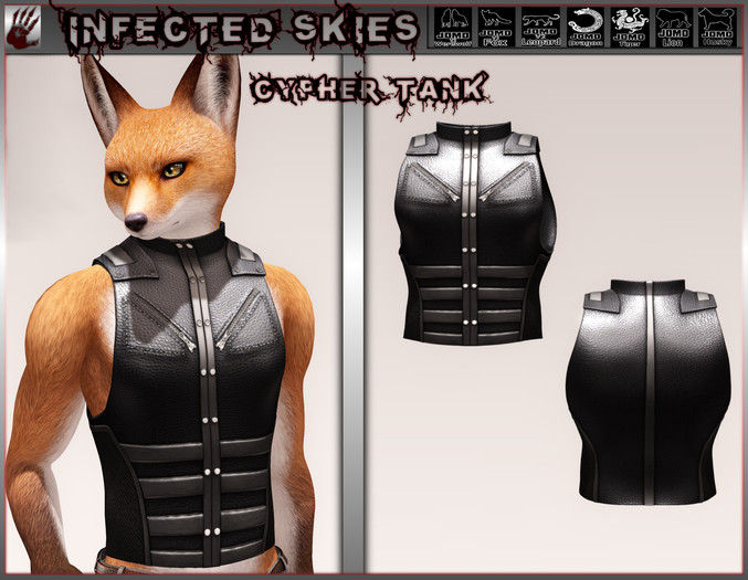 *IS* Cypher Tank Furry Black
