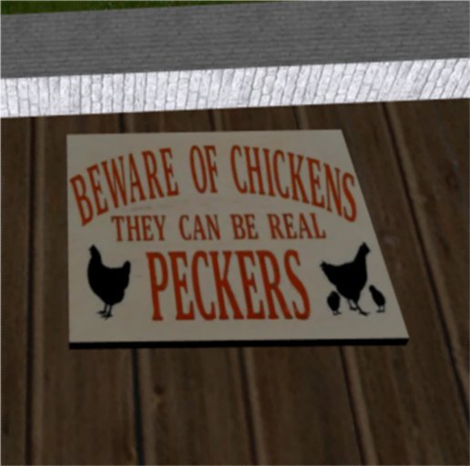 beware of chickens they can be real peckers   door mat