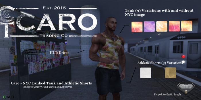 [CARO] NYC Tanked Tank and Shorts [B]