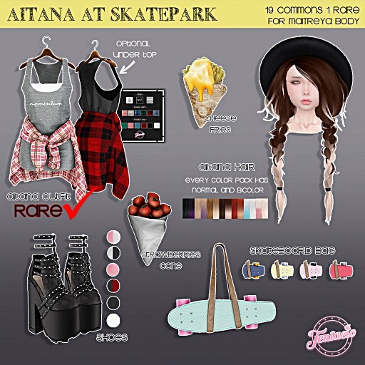 *Tentacio* Aitana at skatepark skateboard bag navi
