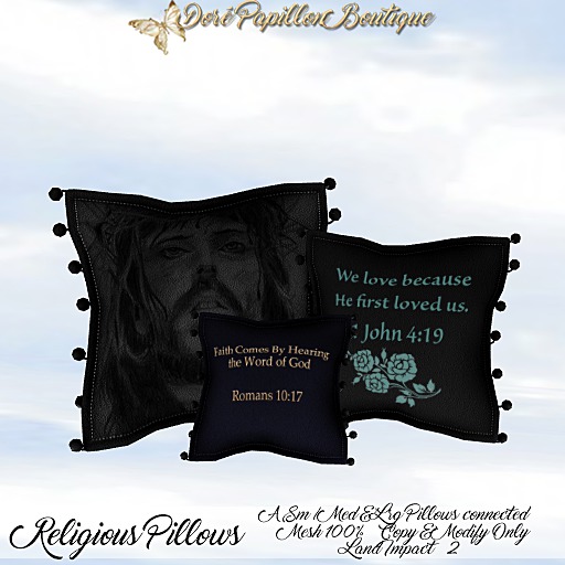 DPB Religious Pillow Set 1 -Trio 3