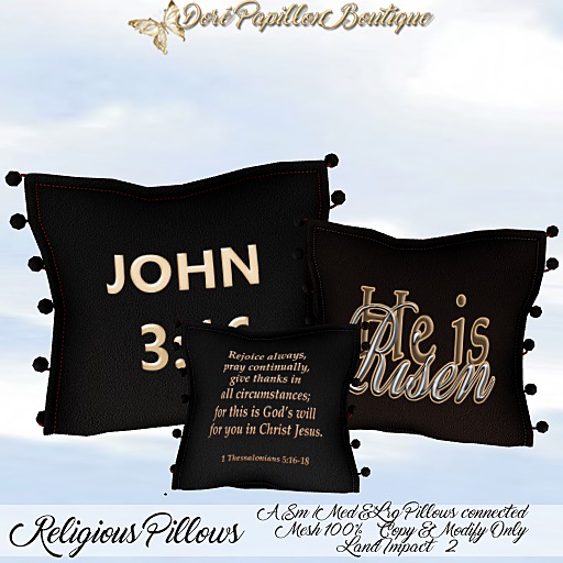 DPB Religious Pillow Set 1 -Trio 4