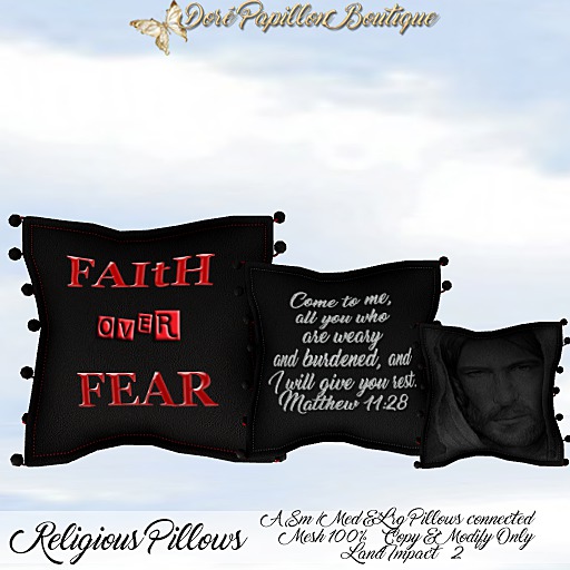 DPB Religious Pillow Set 2 -Trio 3