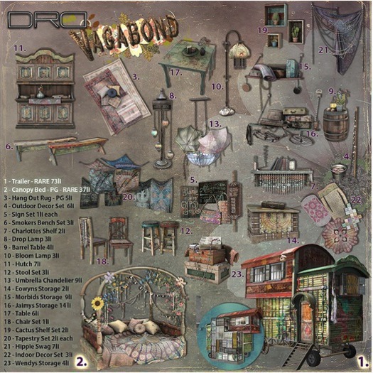 9 -DRD- Vagabond - Barrel Table