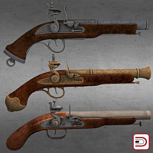 [Danielito] Flintlock Pistol Pack