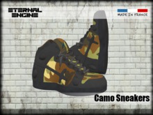 EE - camo sneakers