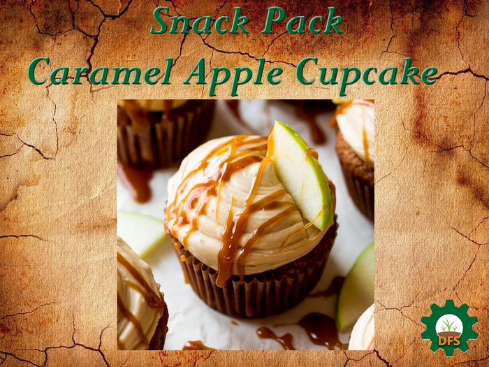 DFS Texture Snack Pack Caramel Apple Cupcake