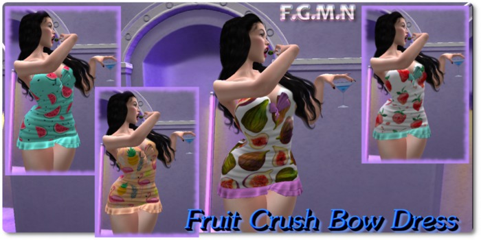 F.G.M.N/Fruit Crush Bow Dress