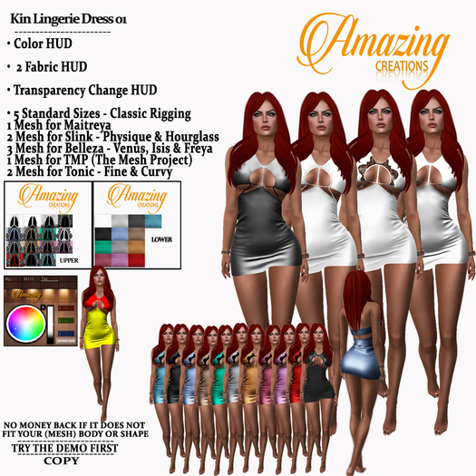 AmAzInG CrEaTiOnS Kin Lingerie Dress 01