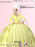 Yellow Brocade Outfit (add)