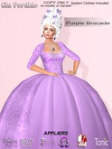 Purple Brocade Outfit (add)