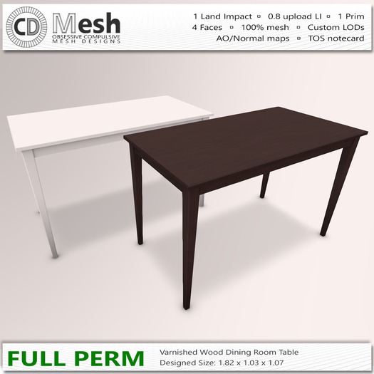 Dining Room Table {OCD}Mesh