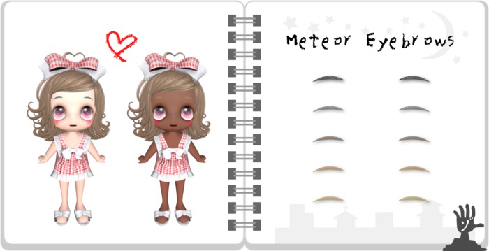 CHIBIT Meteor Eyebrows - UME  (add)