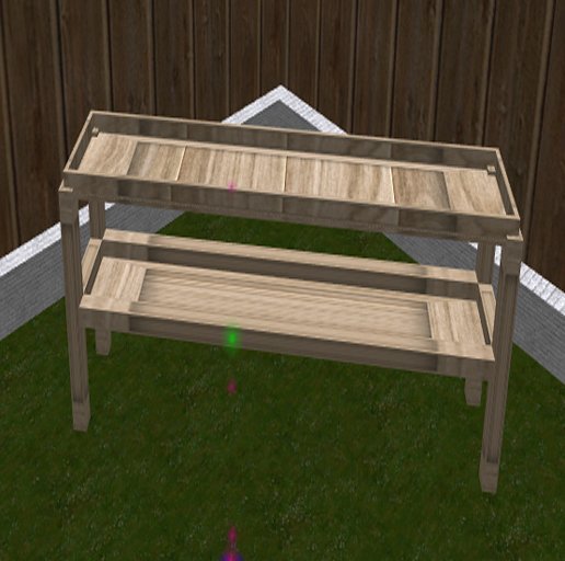 long double shelf -  beige