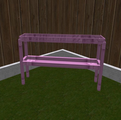 long double shelf -  violet