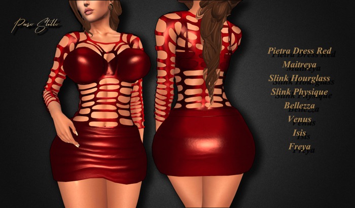.::PS::.Pietra Dress Red
