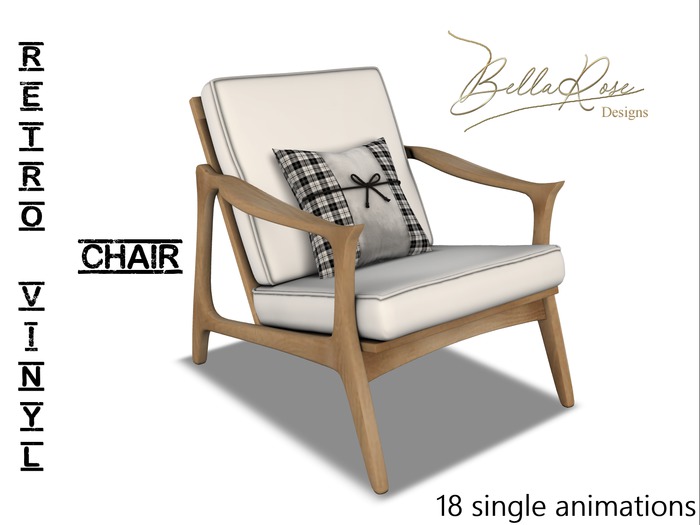 [BR] Retro Wht Vinyl Chair 18 anims