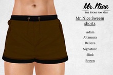 Mr. Nice Sweem shorts Brown
