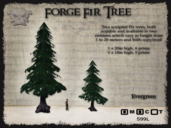 Second Life Marketplace - [The Forge] Fir Tree (Evergreen)