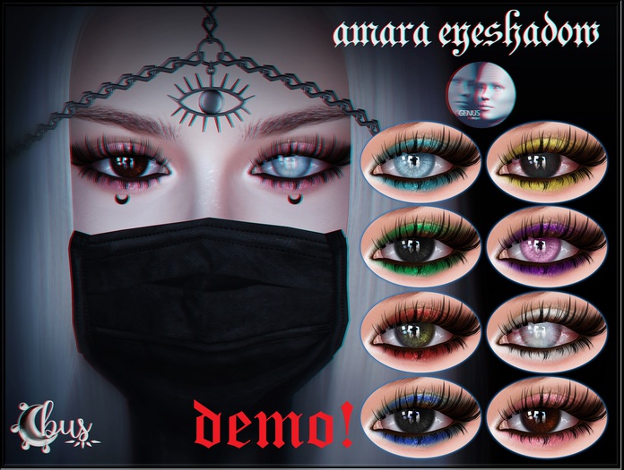-bus- .DEMO Amara Eyeshadows. { GENUS }