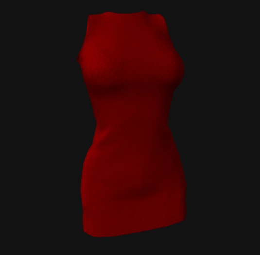 Shift Dress Crimson MESH Standard sizes