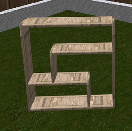 hanging wall shelf - pine