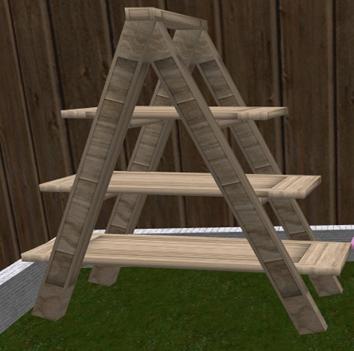 A - frame shelf - tan