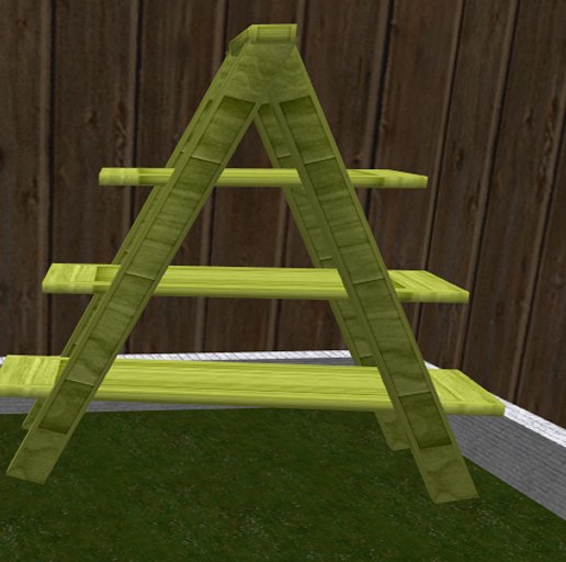 A - frame shelf - lime