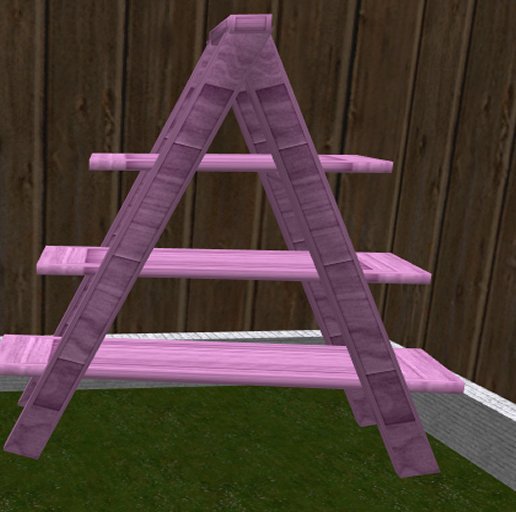 A - frame shelf - purple