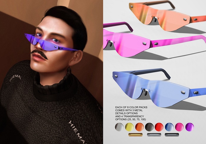 Patane. MAKOW glasses in YELLOW [unpack]