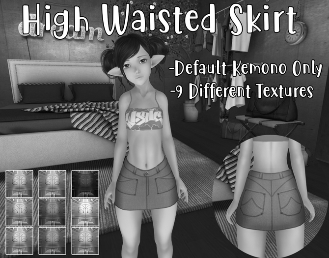 DEMO Skirt for Kemono - Add to unpack